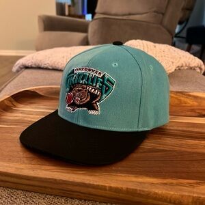 Vancouver Grizzlies Teal NBA SnapBack Hat